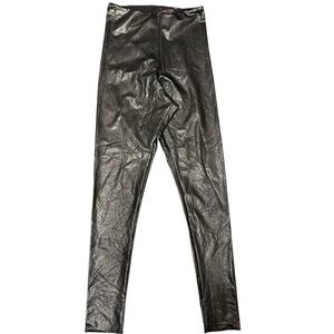 Commando Faux Leather Black Leggings‎ Women's Medium